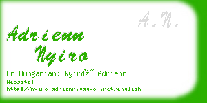 adrienn nyiro business card